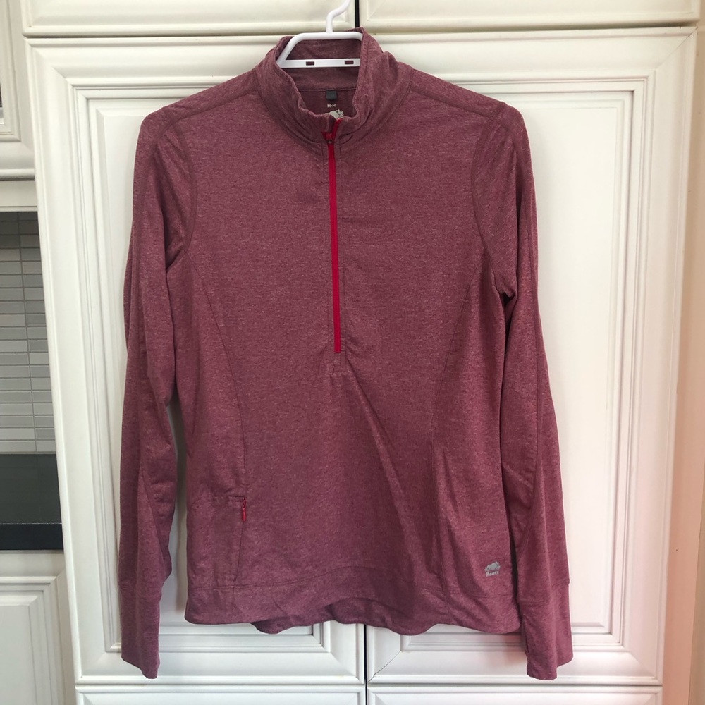 Roots women’s 1/4 zip l/s t-shirt
